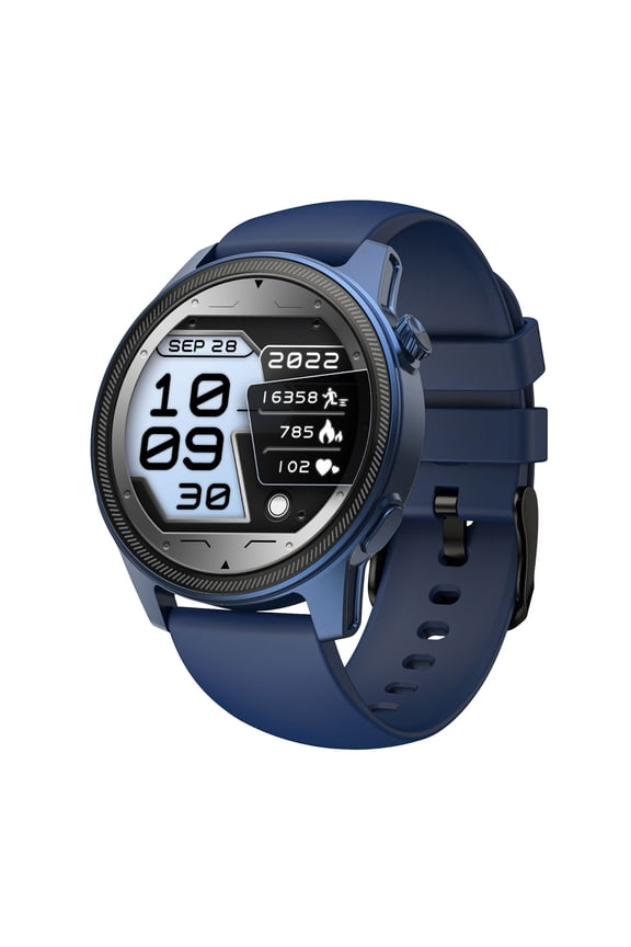 Smart Watch for Android Phones 1.43-inch High-Definition Screen Bluetooth Call Outdoor Sports Information Push Smartwatch, Blue