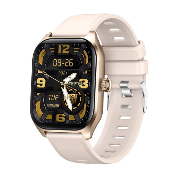 Nkmbld Smart Watch for Women Sports Watch Bracelet Advanced Bluetooth Calling and Extra Long Battery Life Customised Dials, Gold