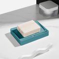 thumbnail image 1 of Nkmbld Soap Box for Home Decoration, Household Plastic Soap Rack Draining Tray for Bathroom Kitchen Sink Counter Top, Blue, 1 of 7