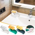 thumbnail image 1 of Nkmbld Soap Dish Holder Household Double-layer Rotatable Soap Bathroom Detachable Soap Box Punching Sticking Standing, Green, 1 of 7