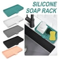 thumbnail image 1 of Nkmbld Soap Dish Holder, Soft Gel Soap Container for Sink Countertop, Soap Storage Tray Suitable for Kitchen, Bathroom, Laundry, Green, 1 of 9