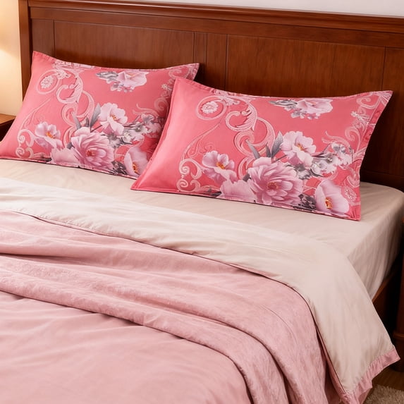 Nkmbld Soft Brushed Microfiber Pillowcases, Breathable Envelope Closure Soft Linen Pillow Cover, Machine Washable Pillow Protectors