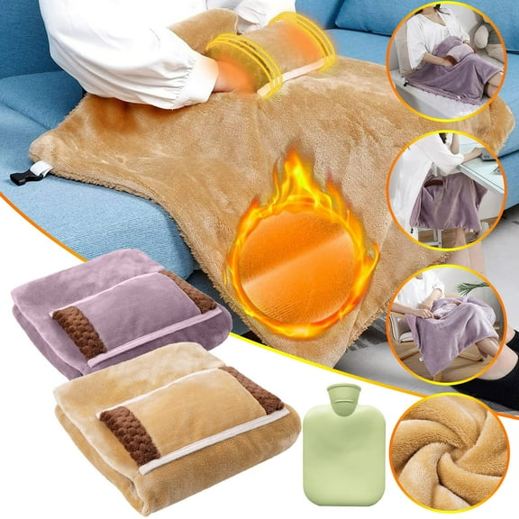 Nkmbld Soft Electric Heated Throw Blanket, Usb Heated Blanket Washable for Home Travel Office, Over-Heated Protection Ultra Soft Warm Flannel Throw Blanket