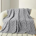 thumbnail image 1 of Nkmbld Soft Fleece Throw Blanket, Fluffy Flannel Plush Blanket and Throw, Fuzzy Cozy Cuddle Blankets for Couch Bed Sofa, Machines Washable, Gray, 1 of 8