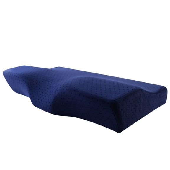 Nkmbld Soft Pillows for Good Sleeping Soft and Non Collapsing Core Protects The Cervical Spine and Helps Improve Sleep Quality Pillow, King, Blue