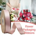 thumbnail image 1 of Nkmbld Solid Satin Ribbon, Gold Edged Polyester Satin Ribbon for Bows Crafts Flower Bouquet Gift Wrapping Wedding Birthday Decorations, 1 of 8