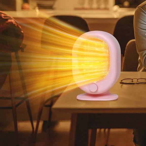 Nkmbld Space Heater for Indoor Use, Portable Heater Fan for Office with Adjustable Thermostat and Overheat Protection