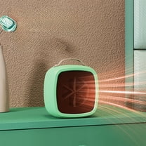 Nkmbld Space Heater for Office, Desktop Heater Small Office Dormitory Portable Fast Heating Heater Home Desktop Heating Appliance, Green