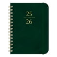 thumbnail image 1 of Nkmbld Spiral Notebooks Schedule Book A5 Plan Book Coil Book Leather Strap Notebook Self-Discipline Card Printing Book, Green, 1 of 8