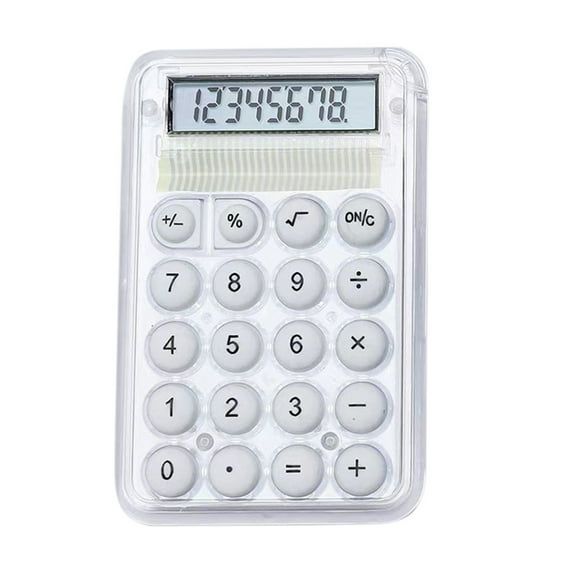 Nkmbld Standard Calculators Small Digital Desktop Calculator with 8-Digit LCD Display, Smart Calculator Pocket Size