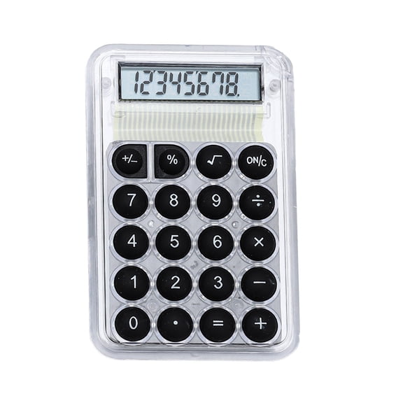 Nkmbld Standard Calculators Small Digital Desktop Calculator with 8-Digit LCD Display, Smart Calculator Pocket Size