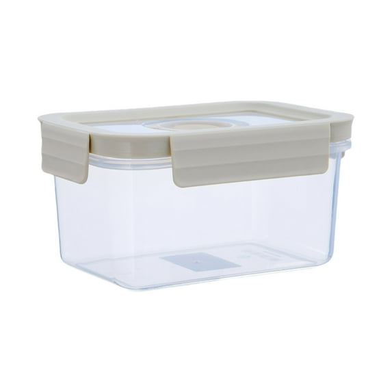 Nkmbld Storage Containers for Dry Food,Flour and Sugar Push-Button Airtight Container Plastic Food Storage Canister Dry Food Dispenser Jar Grain Storage Bin