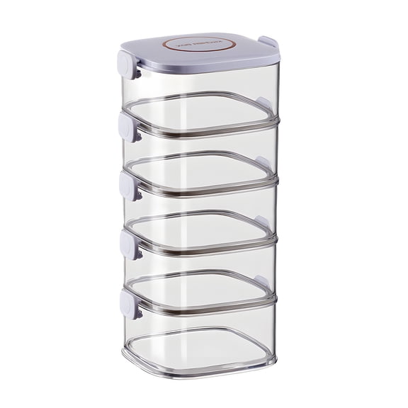 Nkmbld Storage Containers Spice Organizer Kitchen Home Pepper Storage Box Sealed Jar Condiments Seasoning Jar