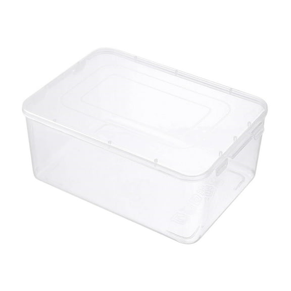 Nkmbld Storage Containers Transparent Book Storage Box Sorting and Packaging Book Shelf Storage Box