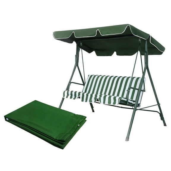Nkmbld Swing Sets for Backyard Garden Seat Replacement Double Replacement Cloth top Set Outdoor Patio Seat Cover for Backyard