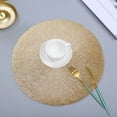 thumbnail image 1 of Nkmbld Table Mats Hollow Placemats Heat Resistant Washable Table Mats for Kitchen Dining Party Natural Table Decor, Easy to Clean, 1 of 8