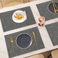 thumbnail image 1 of Nkmbld Table Placemats Durable Farmhouse Table Mats Party Kitchen Dining Decoration, Heat Resistant Non-Slip Place Mats for Dining Table, 1 of 8