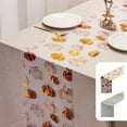 thumbnail image 1 of Nkmbld Table Runner for Kitchen Thanksgiving Table Flags Decorative Tablecloths Pumpkin Print Dining Table Ambience Setting Table Runner, Multicolor, 1 of 7