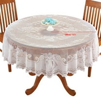 Nkmbld Tablecloth for Kitchen Table Cloth Cover White Vintage Lace Tablecloth Home Party Xmas Decor, Multicolor