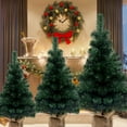 thumbnail image 1 of Nkmbld Tabletop Mini Christmas Tree, Small Pine Tree with Wooden Bases, Perfect for Christmas Tabletop Decorations, Home, Kitchen, Dining Table, 1 of 7