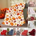 thumbnail image 1 of Nkmbld Thanksgiving Fleece Throw Blanket Fall Harvesting Pumpkin Blanket for Couch Sofa Bed, Halloween Harvest Gifts and Home Decor, 1 of 7