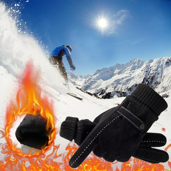 Nkmbld Thermal Warm Winter Gloves for Cold Weather, Outdoor Running Cycling Gloves Touchscreen Men's Winter Gloves for Outdoor Sports Cycling Skiing Motorcycling Hunting
