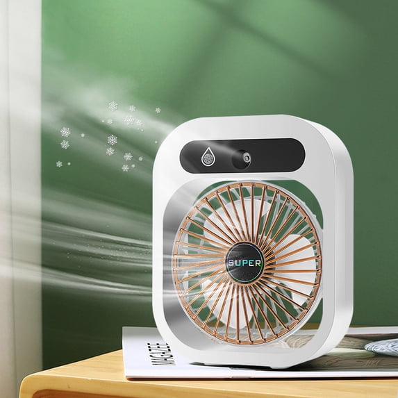 Nkmbld Tower Fan for Home Portable Conditioner USB Chargeable Conditioner with 3-Speed with Humidifier for Home Office Bedroom