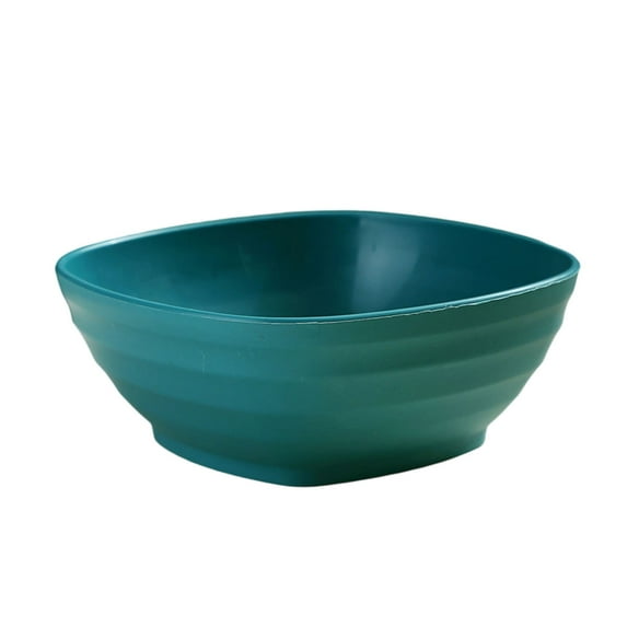 Nkmbld Unbreakable Cereal Bowls Set, Microwave & Dishwasher Safe Rice Bowls for Kitchen, Reusable Plastic Bowls for Soup, Salad and Snack, Green