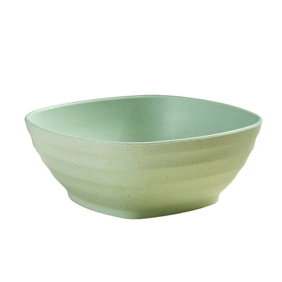 Nkmbld Unbreakable Cereal Bowls Set, Microwave & Dishwasher Safe Rice Bowls for Kitchen, Reusable Plastic Bowls for Soup, Salad and Snack, Green
