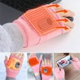 thumbnail image 1 of Nkmbld Usb Heated Gloves for Men Women, Portable Heating Gloves Fingerless Heated Gloves for Women Men Rechargeable Hand Warmer for Indoor and Outdoor, Black, 1 of 8