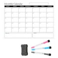 thumbnail image 1 of Nkmbld Wall Calendar Dry Erasable Calendar Magnetic Calendar for Fridge Kitchen Board Calendar for Refrigerator, Reusable Monthly Weekly Planner, White, 1 of 8