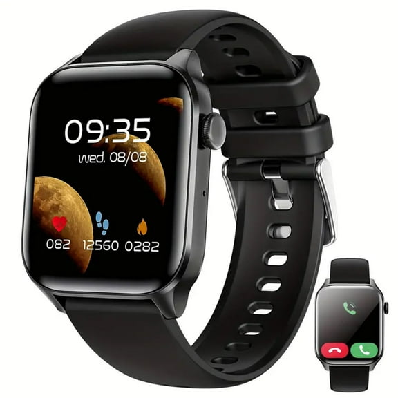 Nkmbld Watch Fitness Tracker Watch 1.83inch Display Screen Watches for Android Phones Fitness Watch, Multicolor