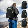 thumbnail image 1 of Nkmbld Water Resistant College Bookbag Outdoor Fashion Backpack Large Capacity Backpack Spacious and Durable Daypack for Work and Travel, Black, 1 of 8
