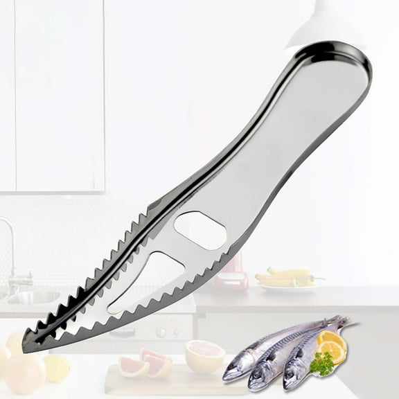 Nkmbld Wine 0pener Fish Remover Stainless Steel Cooking Tools Cleaner Kitchen Remover Fish Cleaning Peeler Scraper Bottle Opener Seafood Tools