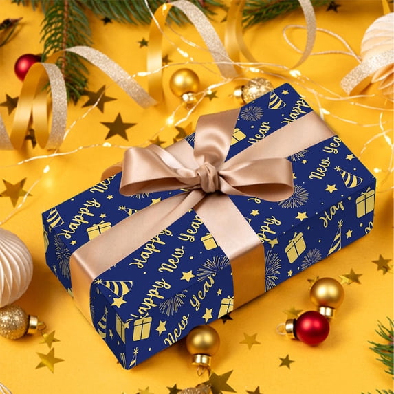 Nkmbld Wrapping Paper Sheet Party Gathering Handmade DIY Gift Box Wrapping Paper for Christmas, Valentine's Day, Merry Market Gifts Packaging