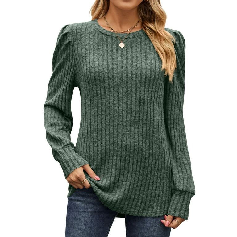 Geifa, Sweaters, Geifa Sweatshirts For Women Crewneck Color Block  Sweaters Long Sleeve Tunic Tops