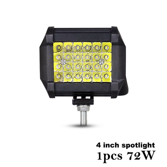 Nlpearl 4 7 72W 144W LED Fog Light for Car SUV Truck 4x4 ATV Spotlight Flood Beam LED Work Light Bar Off Road Driving Fog Lamp