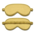 thumbnail image 1 of Nmdmisc 1 Pack Sleep Eye Mask,Silk Eye Mask with Elastic Strap,Blindfold,Soft Silk Sleeping Mask for Girls,Women,Men (Gold), 1 of 7