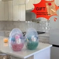 thumbnail image 1 of Nmdmisc 11.8" Giant Clear Easter Eggs Gift Box with Greeting/Gift Card,Jumbo Plastic Fillable Transparent Easter Eggs for Egg Hunt Supplies Easter Basket,Mother's Day Gifts, 1 of 9