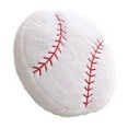 thumbnail image 1 of Nmdmisc 13.8" Baseball Pillow Fluffy Soft Throw Cute Baseball Shaped Sports Decoration Round Plush Sport Theme Cushion Stuffed Pillow for Bedroom Decoration, 1 of 5