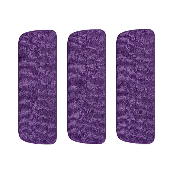 Nmdmisc 16.5 inch Microfiber Mop Pads for Spray Mop and Any 16.5" Flat Mop - 3 Pack 13''-15'' Spray Mop Pad Reusable Washable Replacement Refills