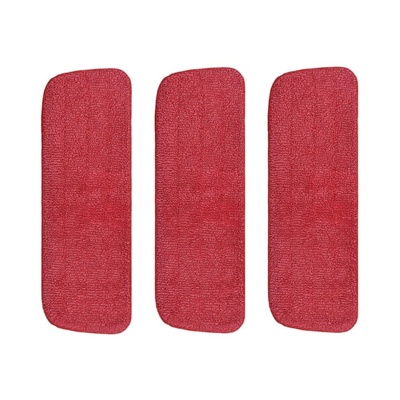 Nmdmisc 16.5 inch Microfiber Mop Pads for Spray Mop and Any 16.5" Flat Mop - 3 Pack 13''-15'' Spray Mop Pad Reusable Washable Replacement Refills