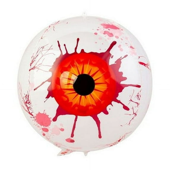 Nmdmisc 20Pcs Inflatables Eyeball Halloween Decoration,Halloween Inflatables Outdoor Decorations,Halloween Blow Up Eyeball Beach Ball,Balloons for Halloween Party Indoor Outdoor