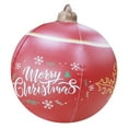 thumbnail image 1 of Nmdmisc 23.6" Giant PVC Christmas Inflatable Ball,Outdoor Decoration Inflatable Christmas Ball,Inflatable Christmas Ornaments for Holiday Outside Yard Decor, 1 of 5