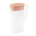 thumbnail image 1 of Nmdmisc 2L Plastic Large Water Pitcher with Lid, Drinks Water Jug, Shatterproof Straining Pitcher Round Lid for Hot/Cold Lemonade Juice Beverage Ice Tea Kettle (Pink), 1 of 6