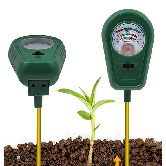 Nmdmisc 3-in-1 Soil ph Test kit,Soil Moisture Meter, Soil PH Meter, Fertility Soil Tester, Soil Hygrometer Moisture Sensor for Indoor & Outdoor, Garden, Farm, Lawn Plant Care