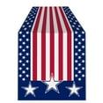 thumbnail image 1 of Nmdmisc 4th of July USA Stars Stripes Patriotic Table Runner,Red Blue USA Independence Memorial Day Kitchen Dining Table Decor,Labor Day Home Decoration Party Supply 13 x 72 Inch, 1 of 6
