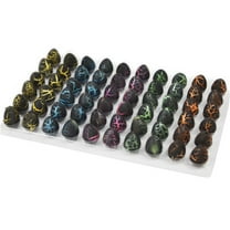 Nmdmisc 60 Pcs Easter Basket Stuffers for Kids Hatching Dinosaur Eggs Easter Eggs with Toys Inside Grow in Water Crack with Assorted Color for Toddler Boys Girls Easter Hunt Party Favors