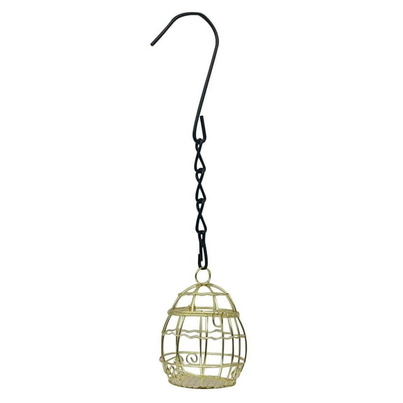 Nmdmisc 8 Pcs Bird Feeder,Suet Ball Feeders for Outside Hanging,Metal Hanging Bird Feeder with Hooks,Fat Ball Bird Feeder Suet Feeder for Wild Birds Outdoor Garden