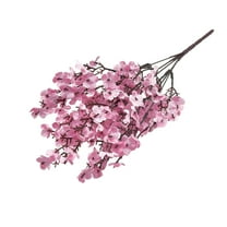 Nmdmisc Artificial Baby Breath Flowers Fake Silk Real Touch DIY Floral Bouquets Decor Wedding Party Decoration Arrangements(Pink)